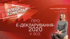 Про е-декларування-2020 в ЗОЗ